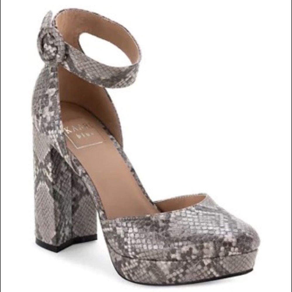 Kaari Blue “Riley” Snakeskin Platform